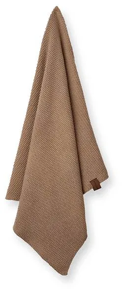 Humdakin strikket viskestykke - Latte